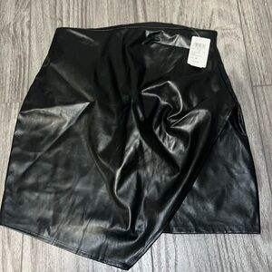 Brand new pleather skirt